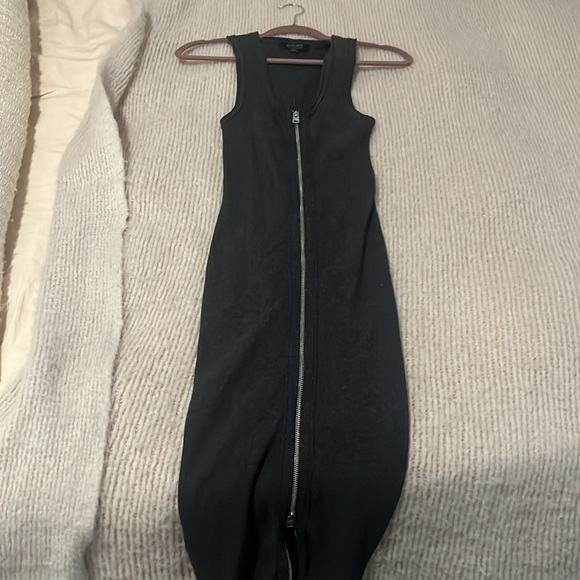 All Saints Midi zipper dress - Picture 2 of 3